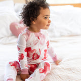 I Heart You Organic Cotton Sleep & Play | Valentine's Hearts by Burt's Bees Baby - Lifestyle View