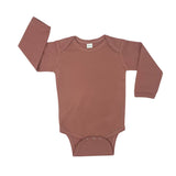 Organic Long Sleeve Baby Bodysuit by The Honey and Bro Co. - Back View