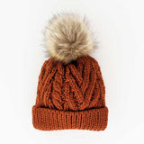 Chili Pop Pom Pom Beanie Hat - Front View