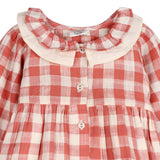 Holly Gingham Baby Dress - Back View