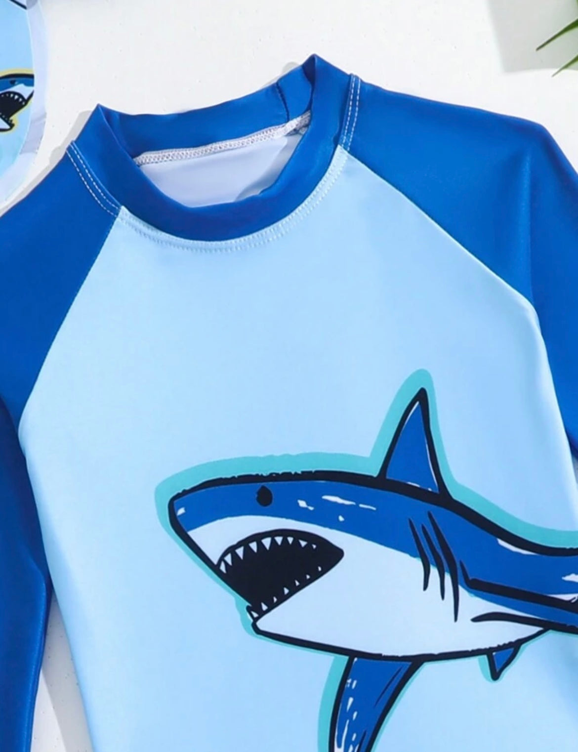 Shark Attack Swimsuit by The Honey and Bro Co. - Back View