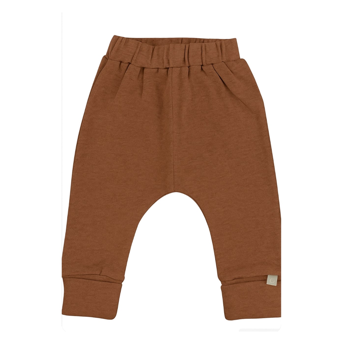 Organic Cotton Cuffed Sweatpants by The Honey and Bro Co. - Front View