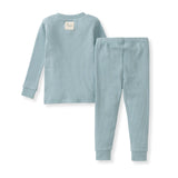Honeysoft Thermal Lyocell Pajamas - Mountain Blue by The Honey and Bro Co. - Lifestyle View