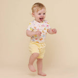Close-up Beach Fun summer print on organic cotton bodysuit