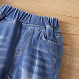 Baby Ripped Denim Jeans by PatPat - View 14