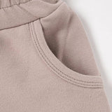 Organic Cotton Joggers | Smoky Salmon by The Honey and Bro Co - Lifestyle View