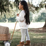 Pretty Pine Farm Organic Sweatshirt & Pants Set by The Honey and Bro Co. - Back View