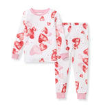 I Heart You Organic Cotton Valentine's Pajamas by The Honey and Bro Co. - Front View