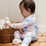 EASTER EGGS ORGANIC COTTON SLEEP & PLAY by Burt's Bees Baby - Close-Up - Easter Baby Clothing