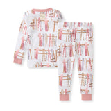 Sunrise Slopes Organic Cotton Two-Piece Pajamas by The Honey and Bro Co. - Lifestyle View