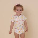 Beach Fun organic cotton bodysuit all sizes