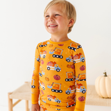 Let the Gourd Times Roll Kids Pajamas by Kiki + Lulu - Front View