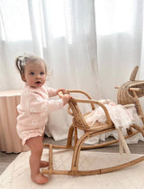 FLOWER BLOOMERS by Petite + Co - Back View - Easter Baby Clothing