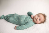 Arrow Print Knotted Newborn Gown by Three Little Tots - On Model