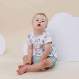 Dragon Organic Cotton Baby & Toddler Tee - Sleeve Detail