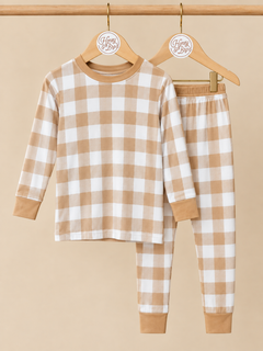 Crisp Gingham Zinza™ Tencel Two-Piece Pajama Set