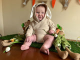 Bunny Ears Sweatshirt Romper - Baby & Toddler Clothing | The Honey and Bro Co