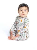 FINN BAMBOO CONVERTIBLE ZIP ROMPER - Front View