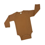 Organic Long Sleeve Baby Bodysuit by The Honey and Bro Co. - Lifestyle View