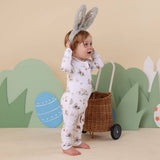 Flopsy Bunnies Organic Snugglesuit - Baby Wearing Convertible Romper