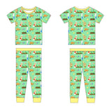 Easter Two-Piece Bamboo Pajama Set by Joan's - Front View - Easter Baby Clothing
