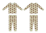 Football Two-Piece Bamboo Pajamas by Joan's - View 11