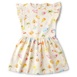 Beach Fun organic dress Summertime Collection flat lay