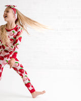 Berry Sweet Strawberry Pajamas - Flat Lay