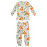 Dinosaur Modal Toddler Two-Piece Pajama Set by Three Little Tots - Back View