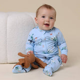 Blue Ocean Organic Snugglesuit - Flat Lay