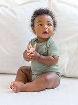 Classic Short Sleeve Bodysuit | Organic Cotton by Colored Organics - View 12