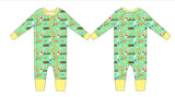 Easter Zippy Bamboo Footed Sleepsuit - Baby & Toddler Clothing | The Honey and Bro Co