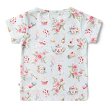 White Rabbit Organic Cotton Baby & Toddler Tee by Snuggle Hunny - Lifestyle View - Easter Baby Clothing