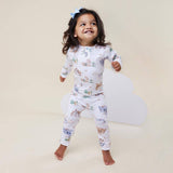 Dragon Organic Cotton Growsuit Zippy Romper - Dragon Print Detail