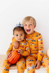 Let the Gourd Times Roll Kids Pajamas by Kiki + Lulu - Packaging View
