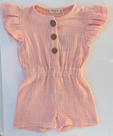 Lucy Soft Sherbert Romper - Back Detail