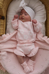 FLOWER JUMPER by Petite + Co - Front View - Easter Baby Clothing