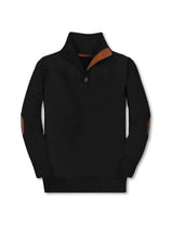 Cozy Pullover Knitted Sweater with Toggle Button Clo... by b-one inc - Extra View