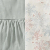 Snowflake Flurries Organic Tunic & Pants Set by The Honey and Bro Co. - Lifestyle View