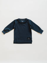 Long Sleeve Tee | Off Black by The Honey and Bro Co. - Back View