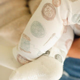 Little Button Organic Tunic & Pants Set by The Honey and Bro Co. - Back View