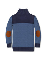 Cozy Pullover Knitted Sweater with Toggle Button Clo... by b-one inc - Flat Lay