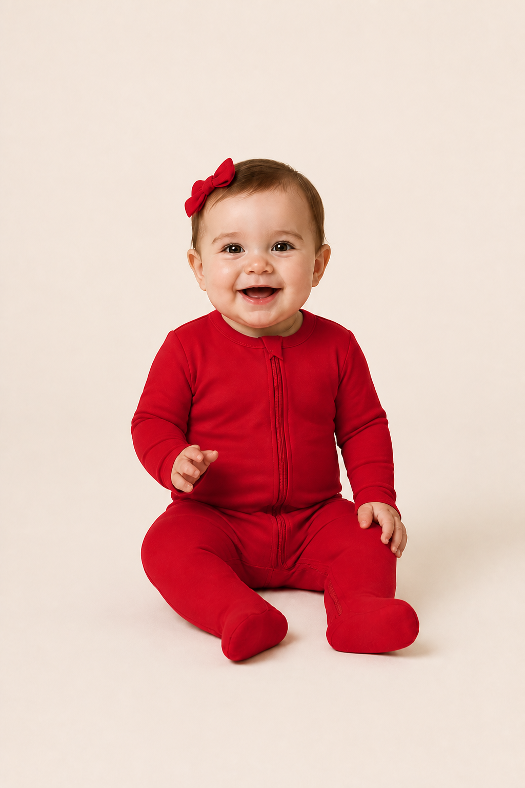 Holly Berry Zinza™ Convertible Zippy Pajama product photo