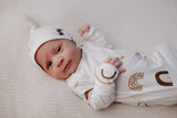 Rainbow Knotted Gown | Newborn by Three Little Tots - View 10 - Newborn Baby Clothing