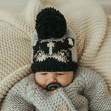 Frenchie Puppy Dog Beanie Hat by Huggalugs - Back View