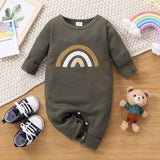 Baby Rainbow Embroidered Jumper - Back View