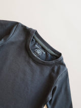 Long Sleeve Tee | Off Black by The Honey and Bro Co. - Detail View