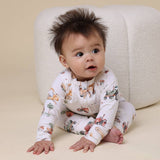 Diggers & Tractors Organic Snugglesuit Convertible R... by Snuggle Hunny - Flat Lay