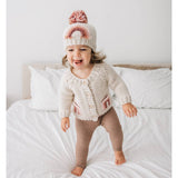 Mauve Rainbow Cardigan - Styled on Child
