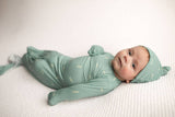 Arrow Print Knotted Newborn Gown by Three Little Tots - View 20 - Newborn Baby Clothing